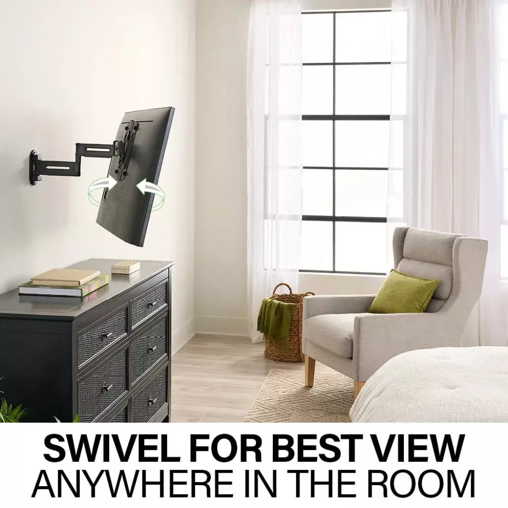 SANUS Advanced Full-Motion 4D + Shift TV Wall Mount 19"-43" - official product image