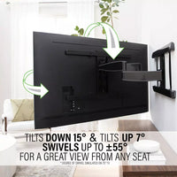 SANUS Advanced XL Full-Motion TV Wall Mount 65"-100" - official product image