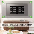 SANUS Advanced XL Full-Motion TV Wall Mount 65"-100" - official product image