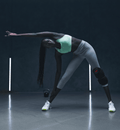 Hyperice Venom 2 Leg black wrap — additional angle