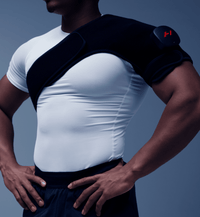 Hyperice Venom 2 Shoulder black wrap — detail view