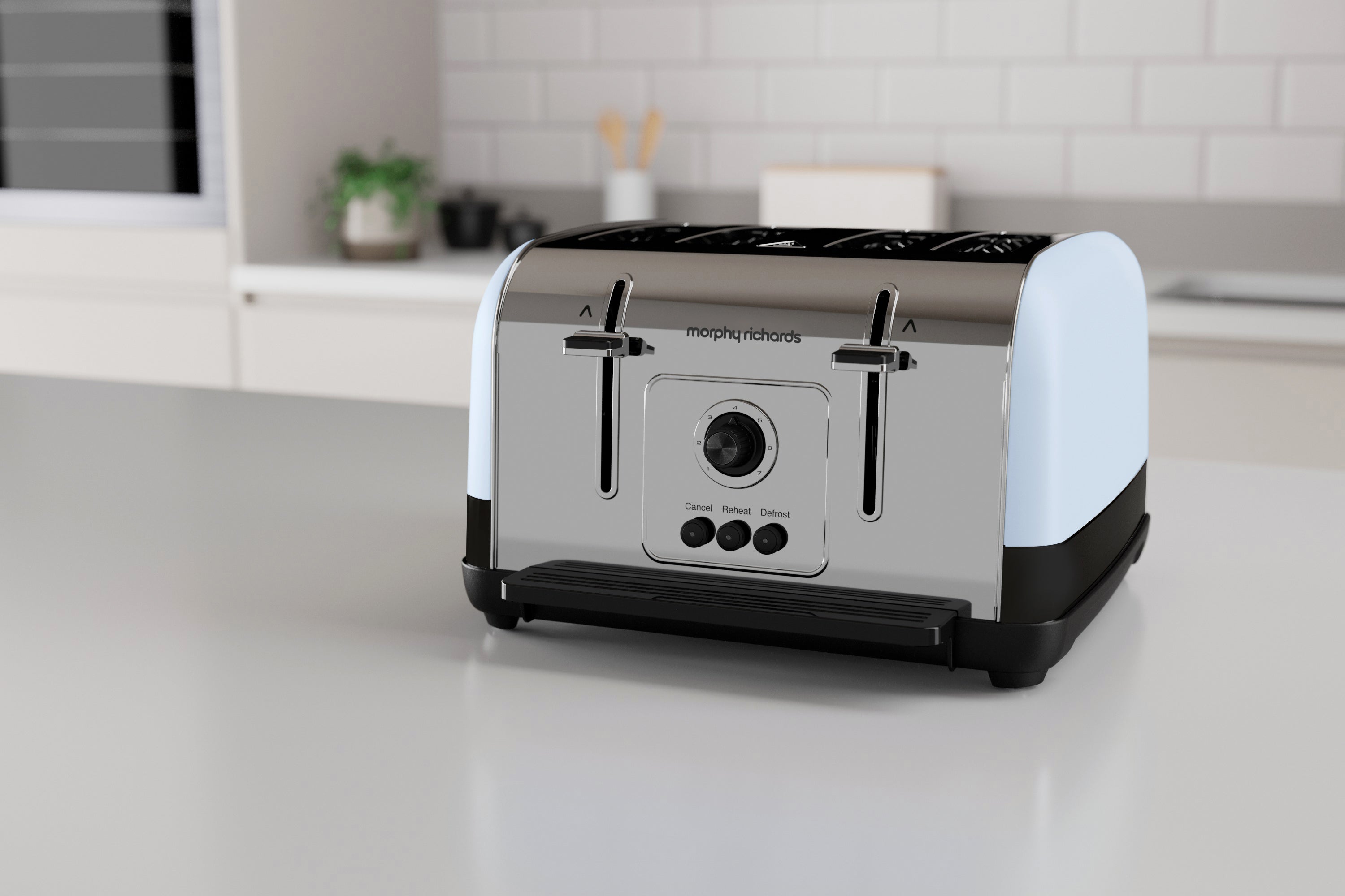 Morphy Richards Venture Toaster 4-Slice Duck Egg Blue product image