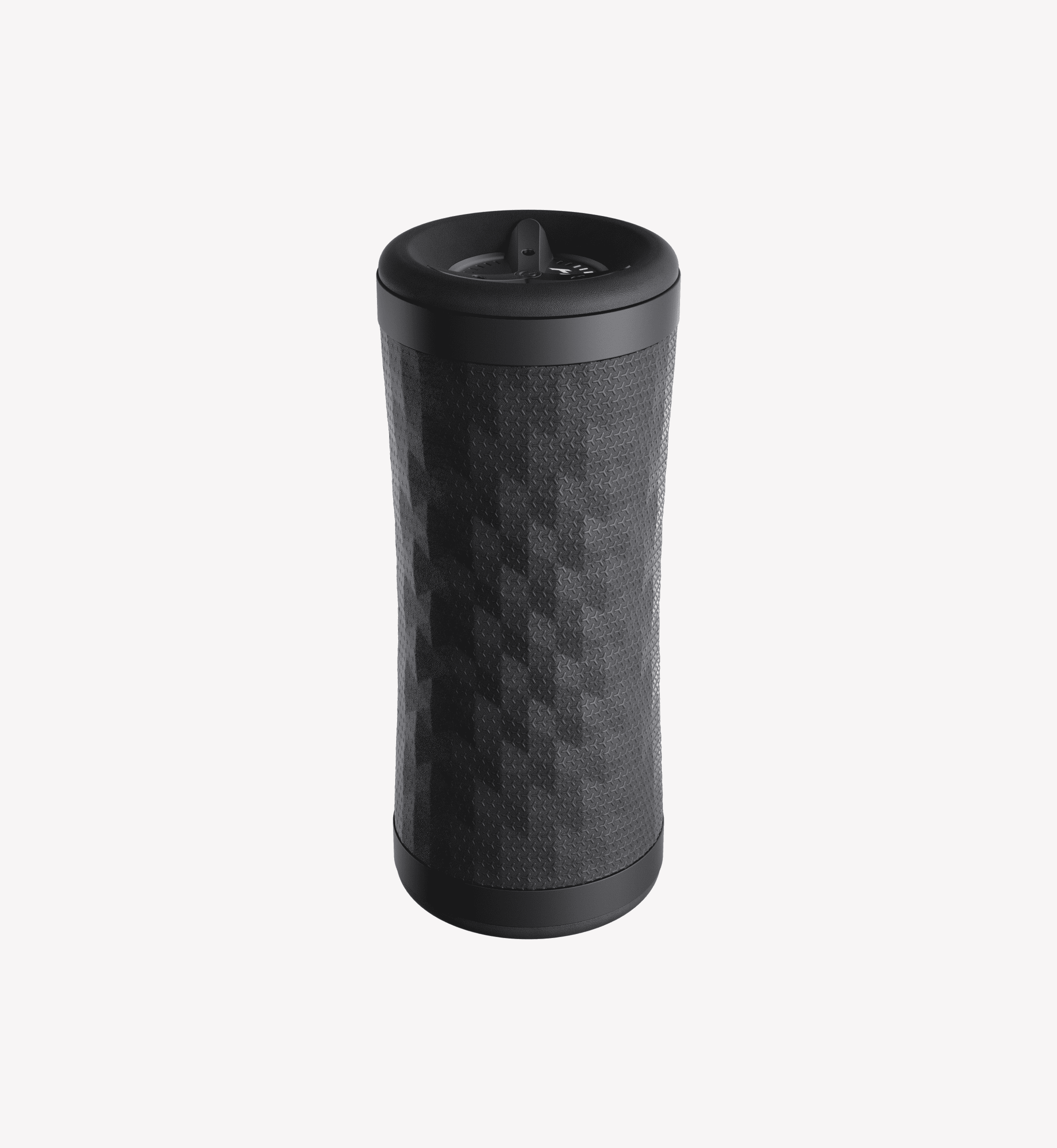 Hyperice Vyper 3 black foam roller — alternate angle