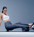 Hyperice Vyper 3 black foam roller — additional angle