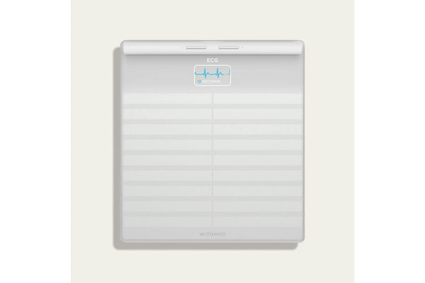 Withings Body Scan - Smart Scale with ECG, Body Composition & Segmental Analysis - White | 78-WBS08-White-All-Inter
