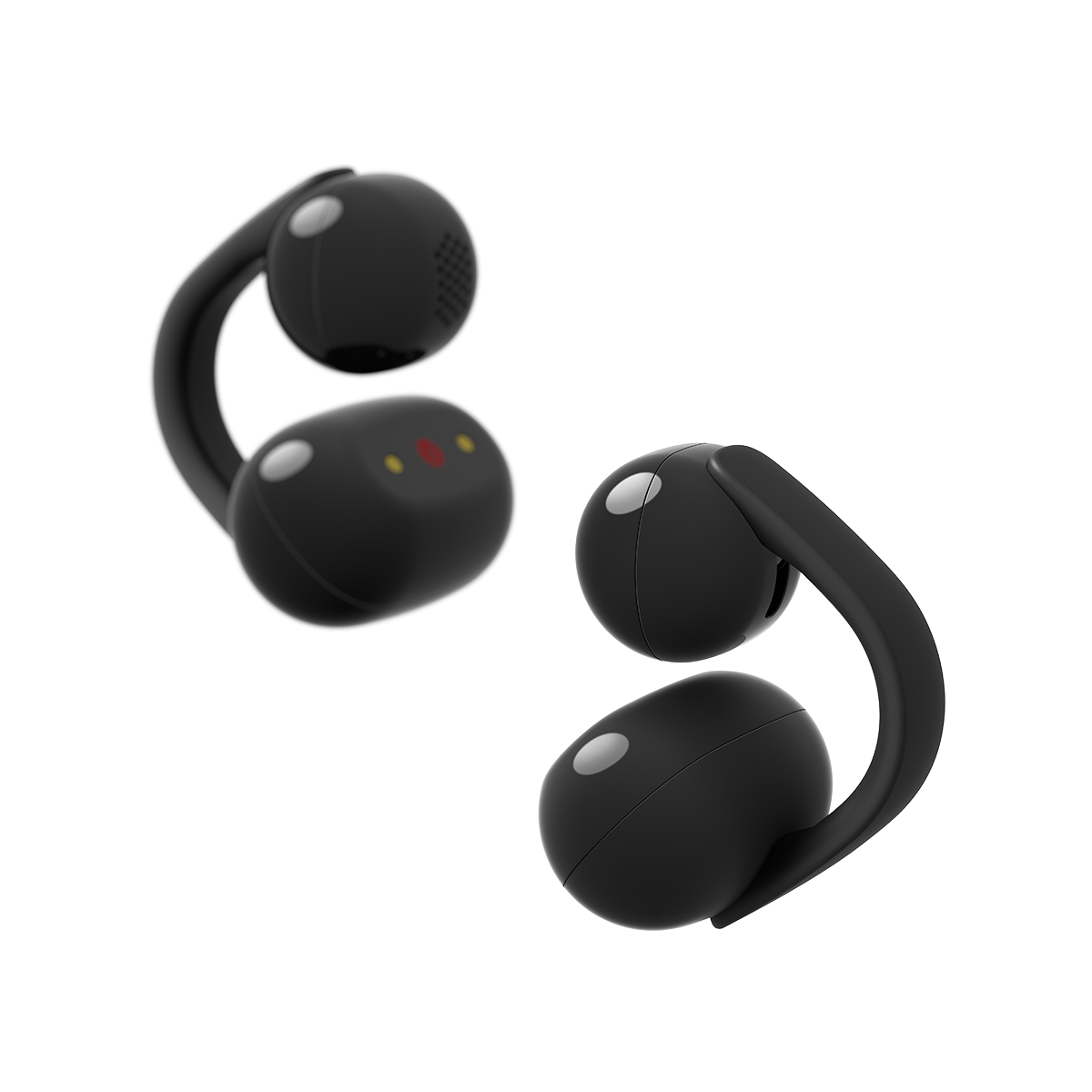 Sony LinkBuds Clip Open-Ear True Wireless Earphones - Black - official product image