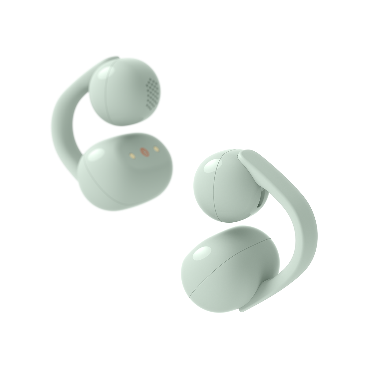 Sony LinkBuds Clip Open-Ear True Wireless Earphones - Green - official product image