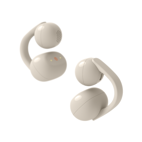 Sony LinkBuds Clip Open-Ear True Wireless Earphones - Greige - official product image