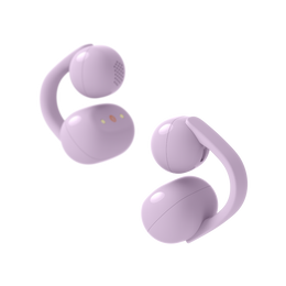 Sony LinkBuds Clip Open-Ear True Wireless Earphones - Lavender | WFLC900V.CE7