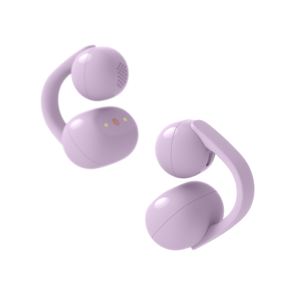 Sony LinkBuds Clip Open-Ear True Wireless Earphones - Lavender - official product image