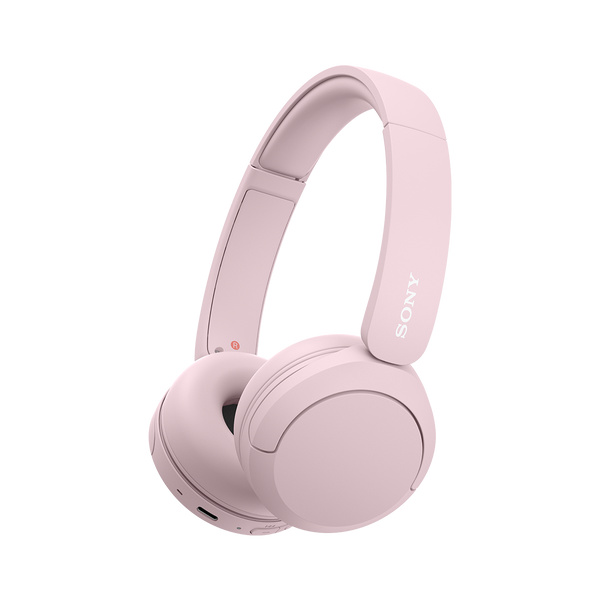 Sony WH-CH520 Wireless On-Ear Headphones - Pink - official product image