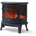 Warmlite Bath WL46017 1.8kW black log effect stove fire - product view