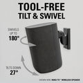 SANUS Universal Speaker Wall Mounts Pair - official product image