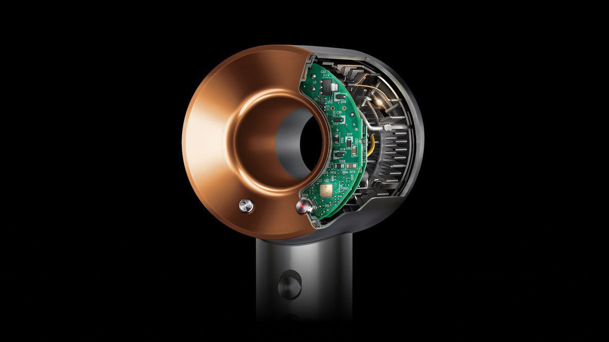Dyson Supersonic Curly+Coily Hair Dryer - Prussian Blue/Rich Copper - intelligent heat control