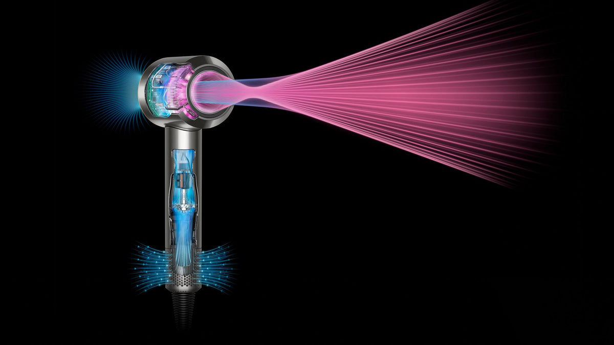 Dyson Supersonic Curly+Coily Hair Dryer - Prussian Blue/Rich Copper - digital motor airflow