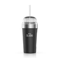 Ninja SLUSHi insulated bubble cup with lid and straw in Black