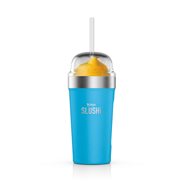 Ninja SLUSHi insulated bubble cup with lid and straw in Bright Blue