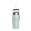 Ninja SLUSHi insulated bubble cup in Sea Glass with bubble lid and straw