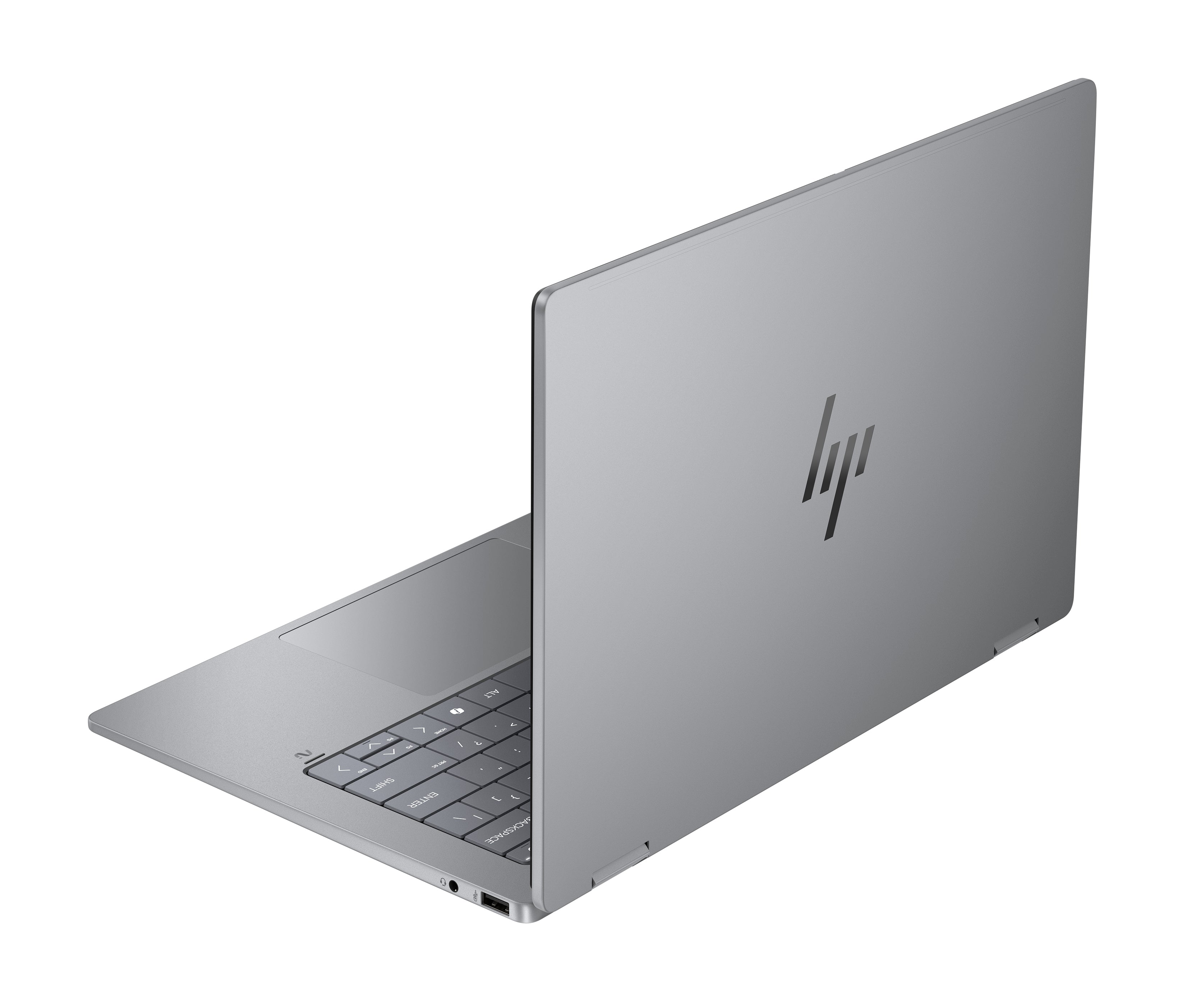 HP OmniBook X Flip 14 2-in-1 laptop in Meteor Silver