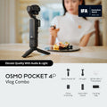 DJI Osmo Pocket 4P 4K Gimbal Camera Vlog Combo - Black - Vlog Combo contents