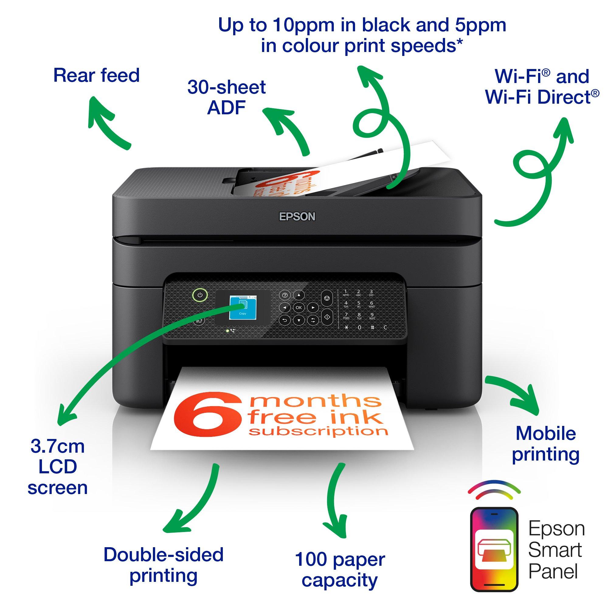 Epson WorkForce WF-2930DWF Wireless Multifunction Printer | C11CK63401