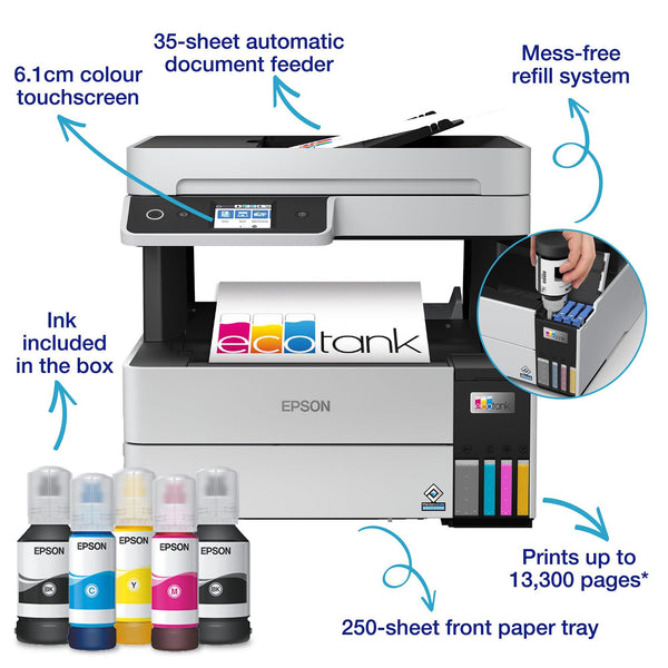 Epson EcoTank ET-5150 Wireless All-in-One Ink Tank Printer | C11CJ89401