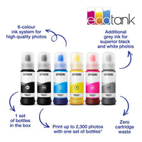 Epson EcoTank ET-8500 A4 Wireless Photo Printer | C11CJ20401CE