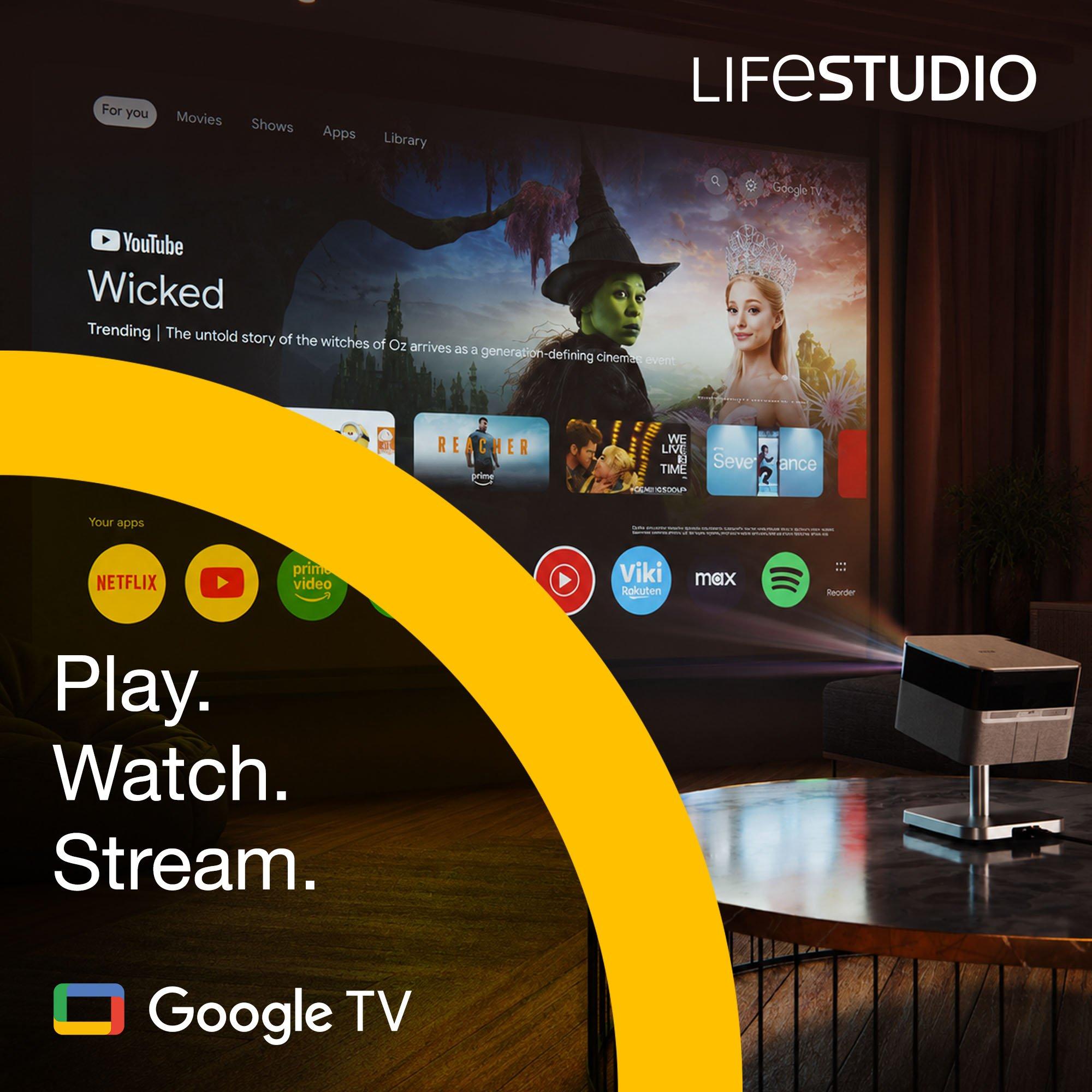 Epson Lifestudio Flex Plus EF-72 4K PRO-UHD Smart Projector | V11HB76640