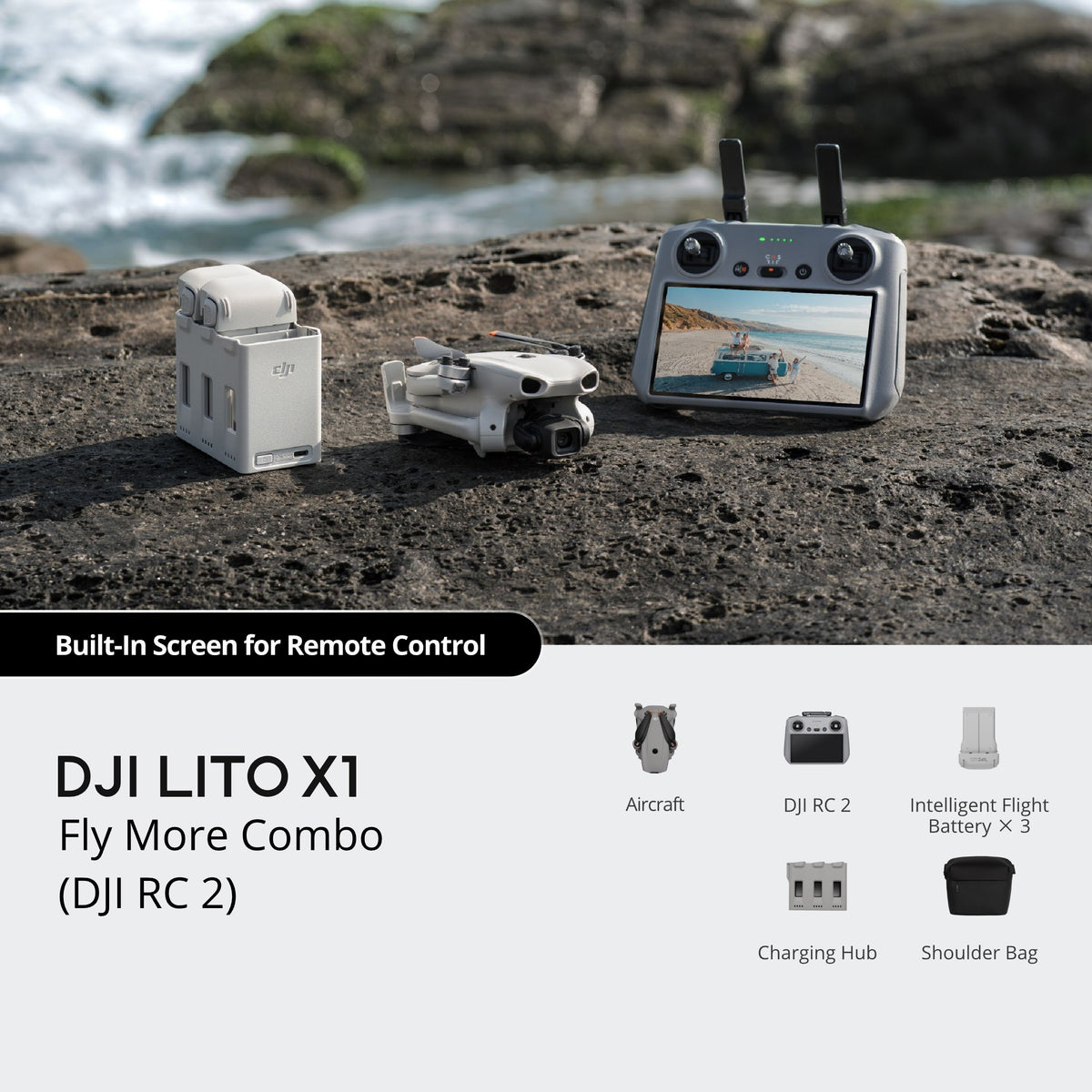 DJI Lito X1 Fly More Combo (DJI RC 2) - with DJI RC 2