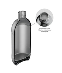 Aarke To-Go Bottle for Carbonator Pro, 800ml — fill line detail