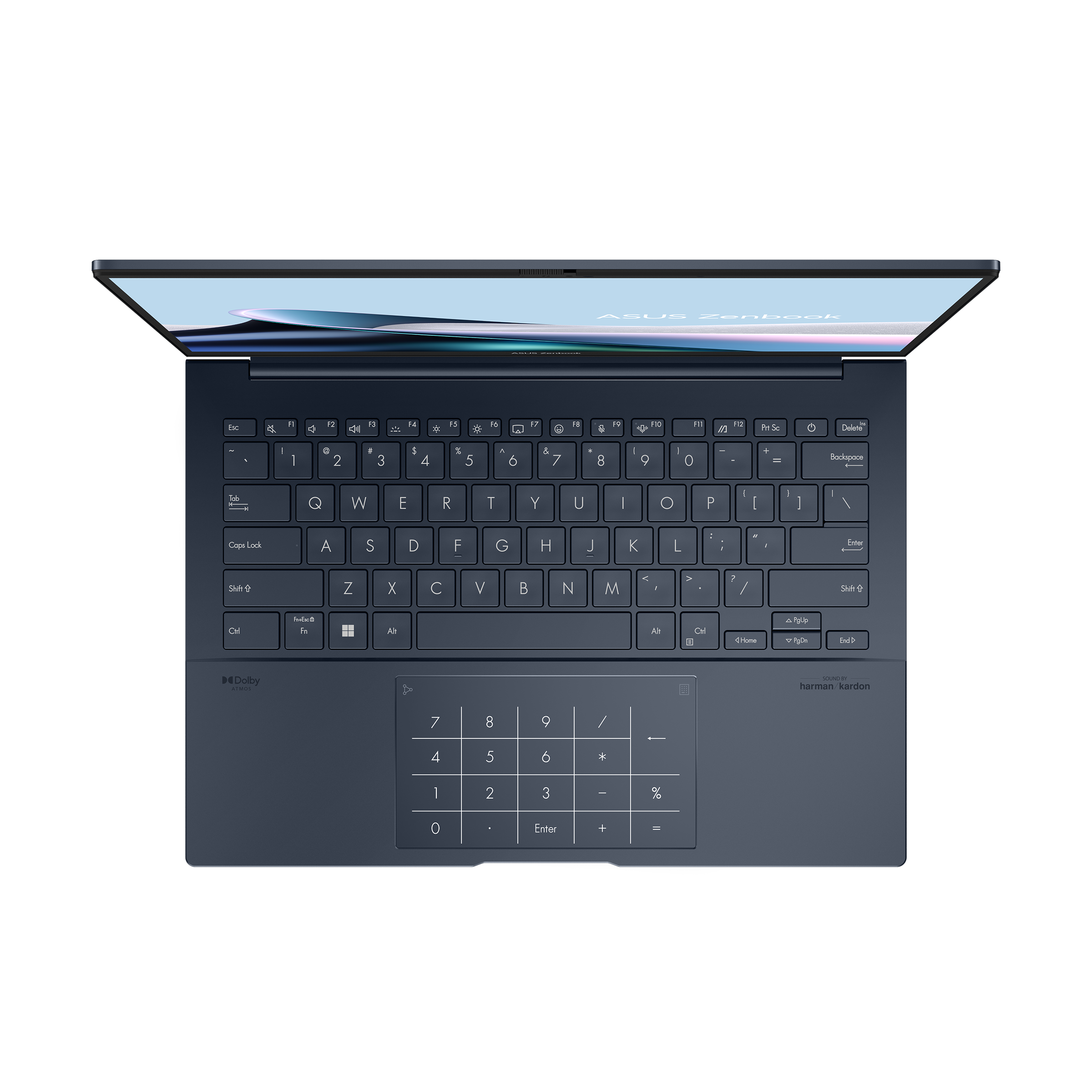 ASUS Zenbook 14 OLED UX3405CA laptop in Ponder Blue