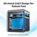 Flashforge Adventurer 5M Pro Enclosed CoreXY 3D Printer - all-metal CoreXY frame
