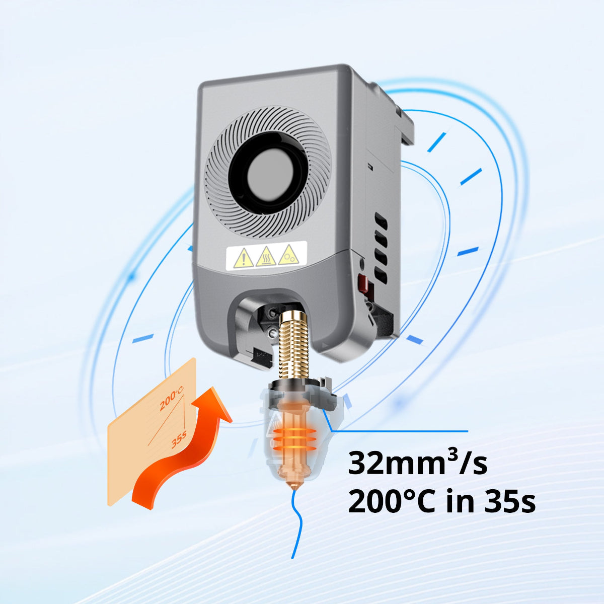 Flashforge Adventurer 5M Pro Enclosed CoreXY 3D Printer - fast-heating hotend