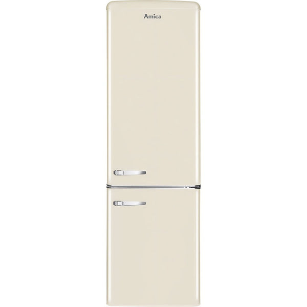Amica 181cm High 70/30 Fridge Freezer - Satin Beige | FKR29653C/1 Amica Fridge Freezer Euronics Ireland