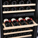 Amica 60cm Freestanding 46 Bottle Black Wine Cooler | AWC600BL Amica Wine Cooler Euronics Ireland