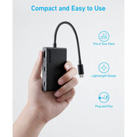 Anker 332 USB-C Hub 5-in-1 4K HDMI Black | A8356H11 Anker Euronics Ireland