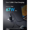 Anker Charger GaNPrime 67W Black | A2669213 Anker Euronics Ireland