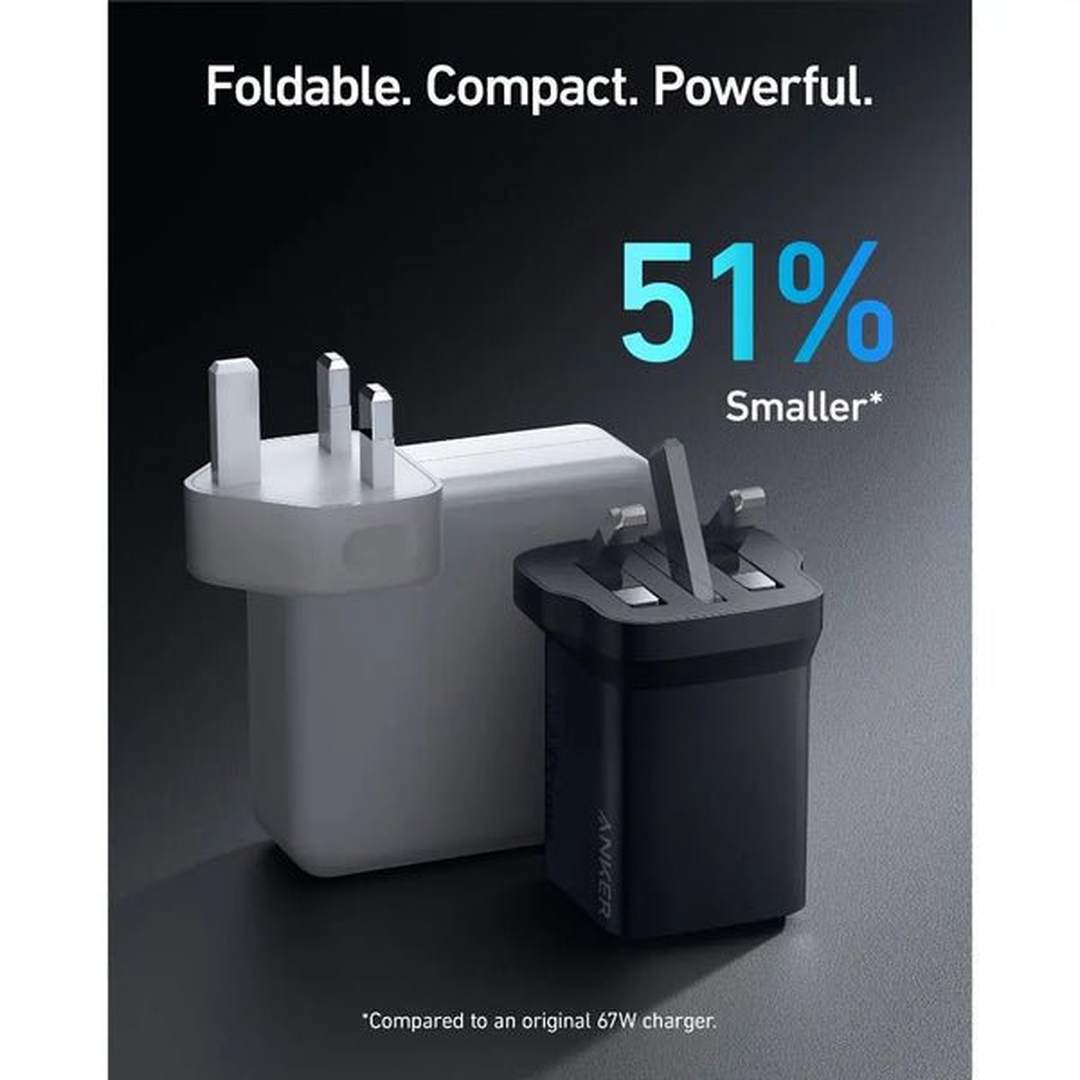 Anker Charger GaNPrime 67W Black | A2669213 Anker Euronics Ireland