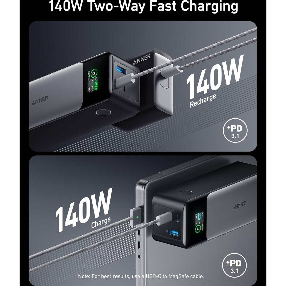 Anker 737 PowerCore 24000mAh 140W Power Bank | A1289011 Anker Powerbank Euronics Ireland