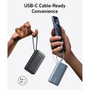Anker Nano Power Bank 30W Built-In USB-C Cable Black | A1259H11 Anker Euronics Ireland