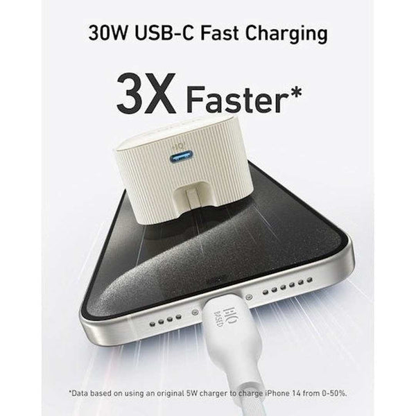 Anker Nano USB-C Wall Charger 30W White | A2337V21 Anker Euronics Ireland