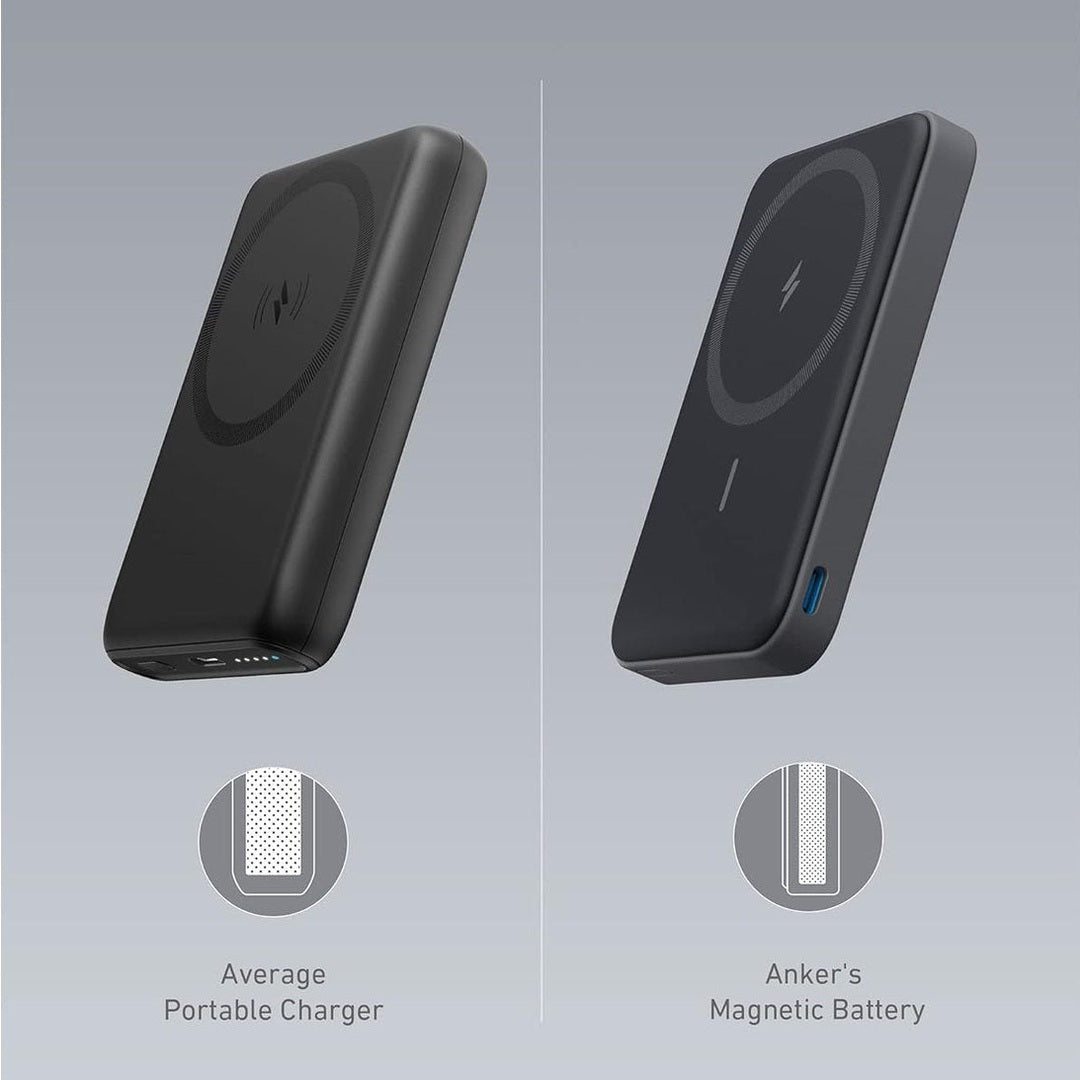 Anker PowerCore Mag-Go 5K Black | A1611G11 Anker Euronics Ireland