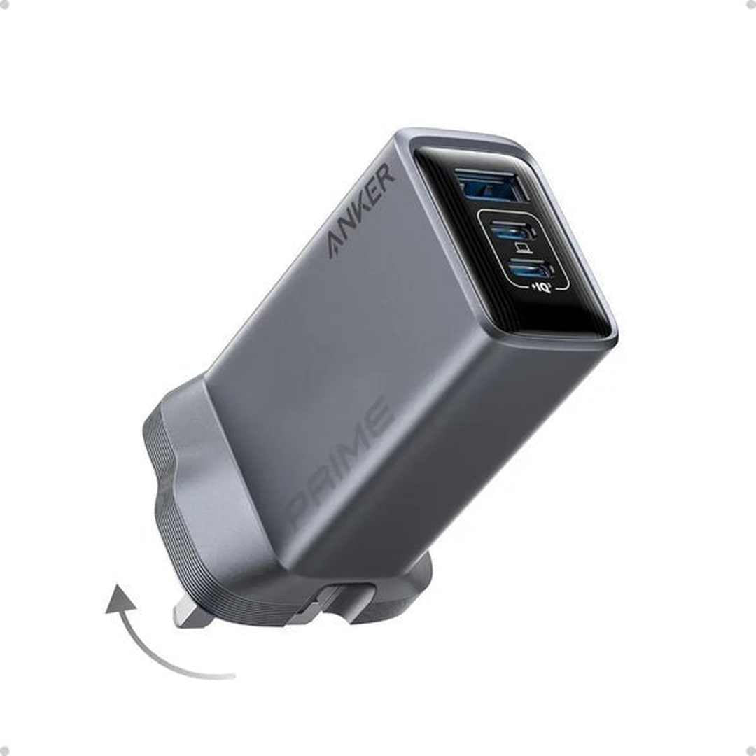 Anker Prime Charger 100W 3 Ports GaNPrime Silver | A2688241 Anker Euronics Ireland