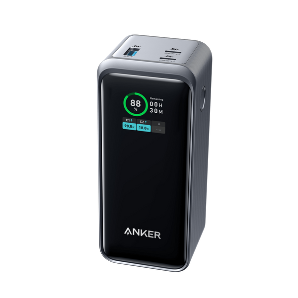 Anker Prime Power Bank 20000mAh 200W Black | A1336011 Anker Euronics Ireland