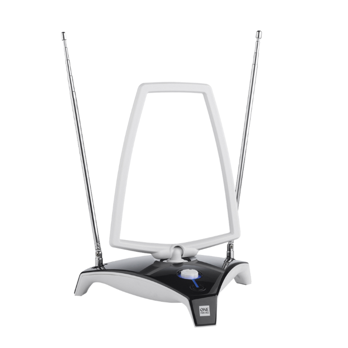 One For All Digital Antenna, Indoor, Amplified Up To 45dB Gain, Range to 15km