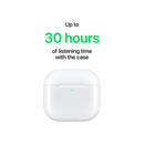 Apple Airpods 4 with Charging Case - White | MXP63ZM/A Apple Headphones Euronics Ireland