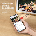 Arzopa D10 10.1" Digital Photo Frame Champagne Gold | Touch Screen Smart Display