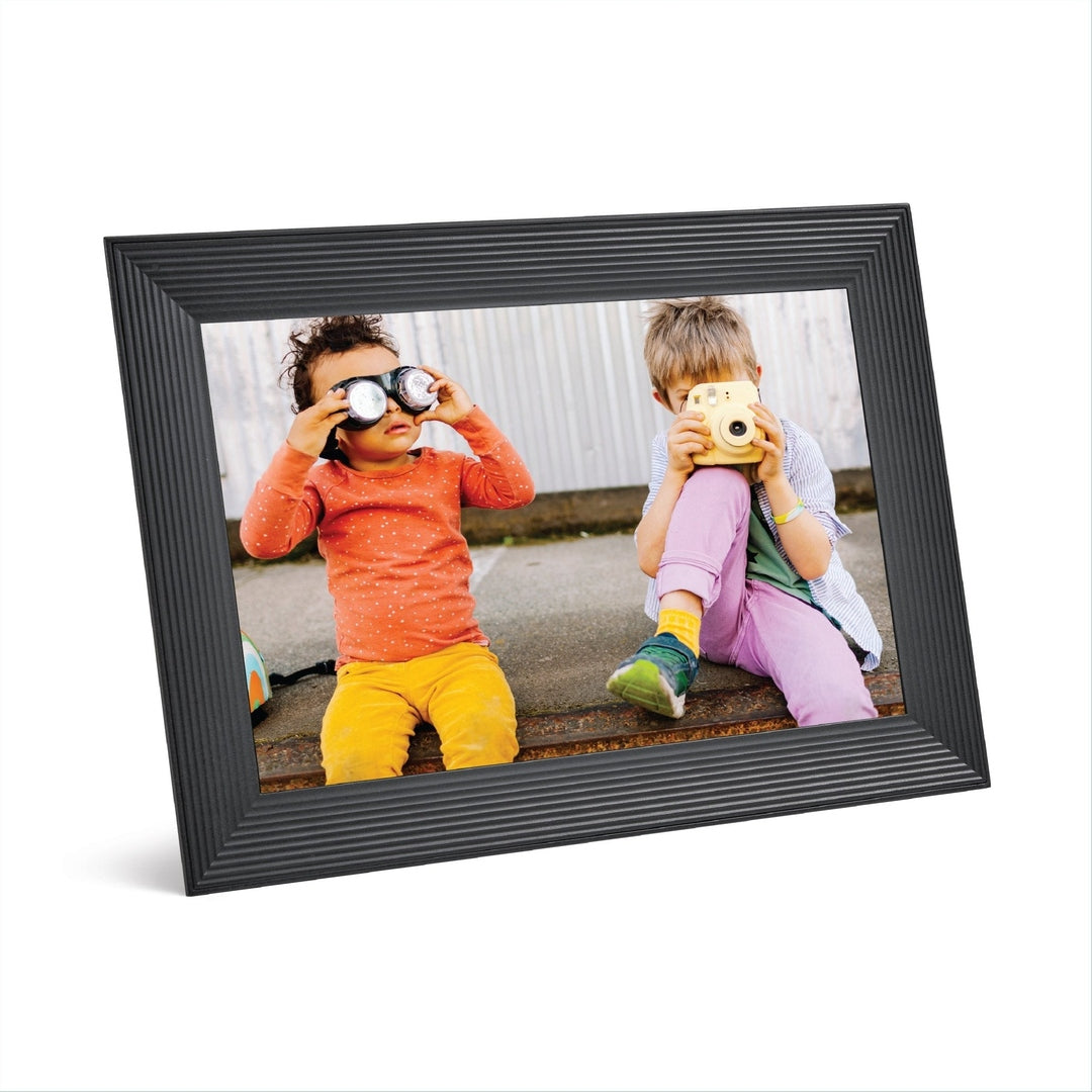 AURA Carver 10.1" WiFi Digital Photo Frame - Gravel | UKA900-BLK Aura Digital Photo Frame Euronics Ireland