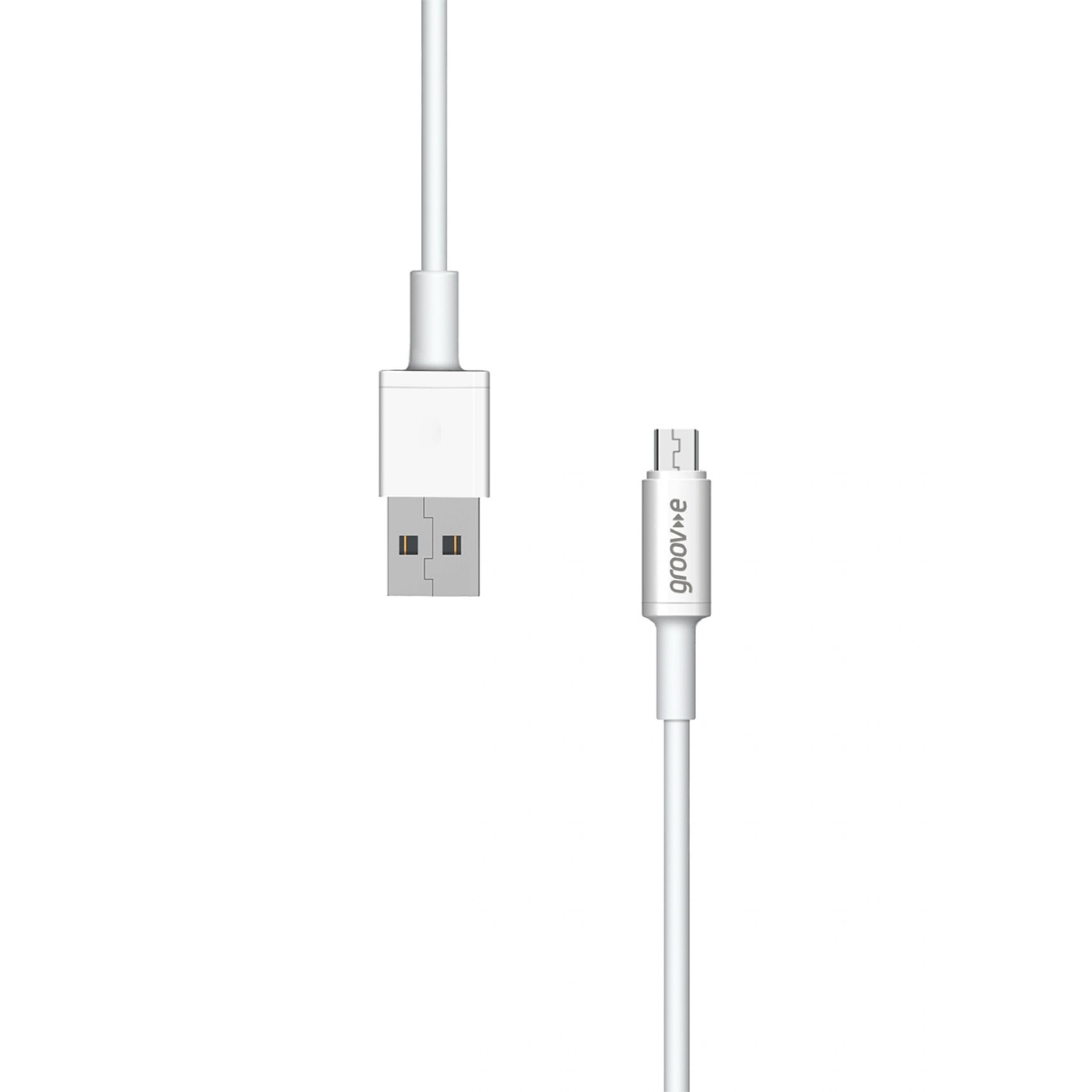 Groov-e Micro-USB to USB-A Charging Cable 1m - official product image