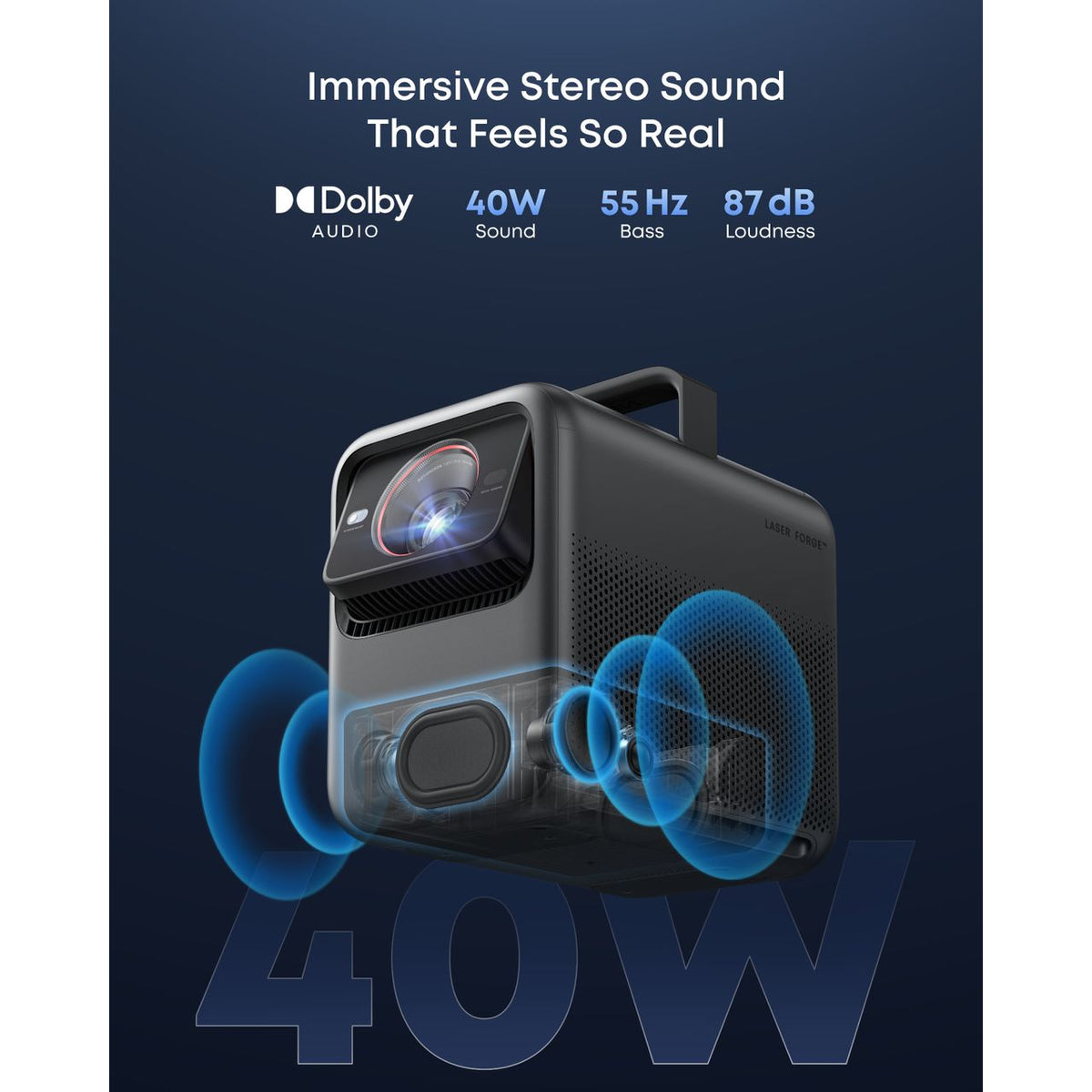 Nebula X1 Triple-Laser 4K Smart Projector – view 6
